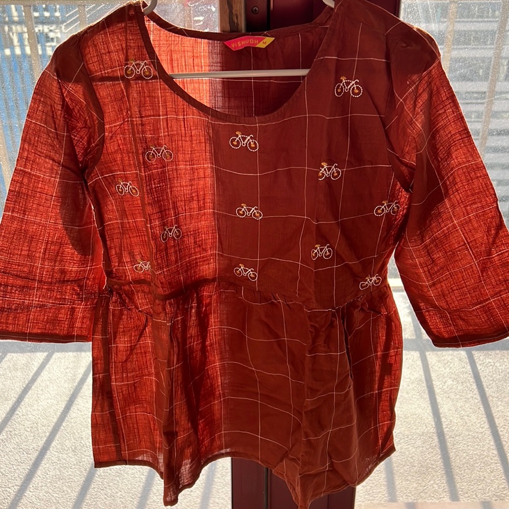 New bicycle print top